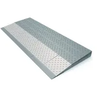 SecuCare Drempelhulp - 2 laags 84 x 4 x 33 cm - Lichtgewicht - Grijs/Bruin