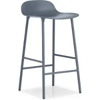 Normann Copenhagen Barstoel Form Barstool 65 cm Steel Blue