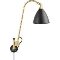 Gubi Bestlite BL6 wandlamp houtskool zwart-messing