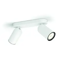 Philips Opbouwspot Pongee Wit 2xgu10