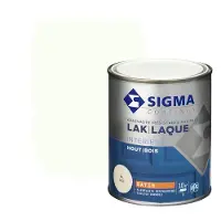 Sigma lak interieur 9010 zuiverwit zijdeglans 750 ml