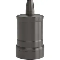 Calex Lamphouder | (Aluminium, Mat parel zwart)