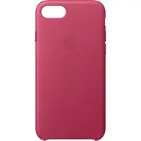 Apple iPhone 8/7 Leather Case - Pink Fuchsia
