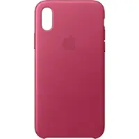 Apple iPhone X Leather Back Cover Roze