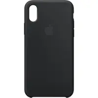 Apple iPhone X Silicone Back Cover Zwart