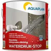Aquaplan Waterdichtingsmiddel Waterdruk-stop Grijs 2,5kg