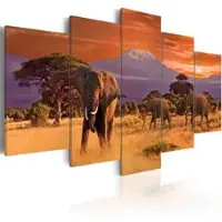 Karo-art Schilderij - Afrika, Olifanten