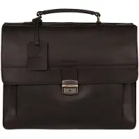 Burkely Vintage Scott Briefcase 2-Comp - Zwart