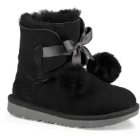 Ugg Teddyboots - Gita - Schwarz m. Pompons - - 35 - Teddyboots