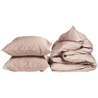 Yumeko Dekbedovertrek set Katoen Satijn 240x220 Roze - Eco, Bio & Fairtrade