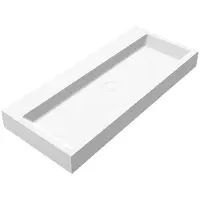 Best design Wastafel opera-100 just-solid 100x42x10 cm mat wit