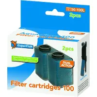Superfish Filtercassette Aqua-Flow 100 - Filters - 2 stuks