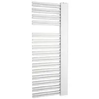 Plieger Designradiator Frente Sinistra 121x60cm 690 Watt Zwart Links Middenonderaansluiting