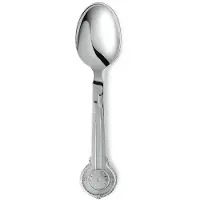 Gense Dooplepel Klok met bloemen 15,5 cm Glanzend 830