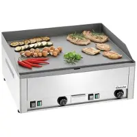 Bartscher Grillplaat gdp 650e, glad