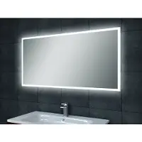 Wiesbaden Quatro spiegel rechthoek met LED, dimbaar en spiegelverwarming 70 x 50 cm
