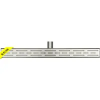 Xellanz Eco douchegoot met rooster 60 x 7 cm RVS