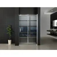 Wiesbaden Slide schuifdeur 120x200cm 8mm veiligheidsglas NANO coating chroom