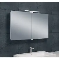 Mueller Basic aluminium spiegelkast 100 met LED verlichting