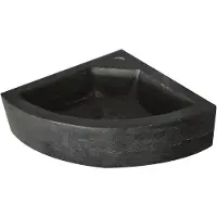 Wiesbaden Raw hoekfontein 30x30x10 cm hardsteen gezoet