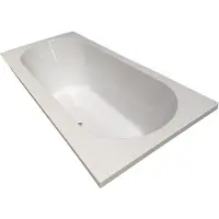 Wiesbaden Ligbad duo portus inbouw 180x80x50 cm wit