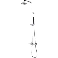 Xellanz Caralda Eco thermostatische regendoucheset opbouw chroom
