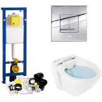 Wisa XS set01 Randloos Delos Chroom (meerprijs €25,00)