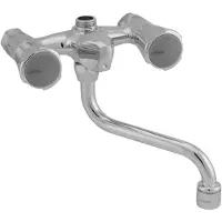 Venlo Nimbus II Messing Eco douchekraan 12 cm.met onderuitloop Chroom