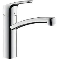 Hansgrohe Focus 1 gats keukenkraan EcoSmart met draaibare uitloop chroom