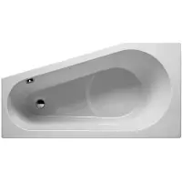Riho Delta acryl bad, 150x80x48 zonder pootset, rechts, wit