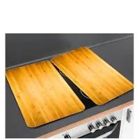 Wenko Kookplaatdeksel Universeel, hout-look (set, 2-delig)