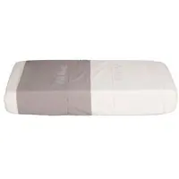 Imps&elfs baby wieglaken grijs/ecru 80x110cm Lichtgrijs/ecru