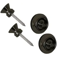 Dunlop SLS1503 Straplok Strap Locks Traditional Black Oxide