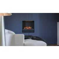 Dimplex Albany, Inbouwkachel, Elektrisch, Zwart, Opti-myst, Houtset, Rechthoekig