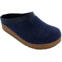 Haflinger Grizzly Torben Jeans 713001 Pantoffels | Maat 42 Dames Blauw