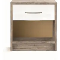 Kesta Isis Nachtkast - Acacia/Wit