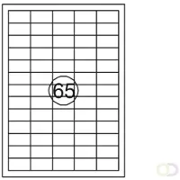 Quantore Etiket 38.1x21.2mm 6500 stuks - 2 stuks