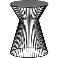 Woood Bijzettafel Suus 35cm, kleur Zwart
