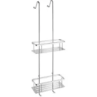 Smedbo Sideline Douchekorf Dubbel Met Bodemplaat Chroom - Messing - Accessoires, Douche Accessoires, Doucherekken - 7391447047646