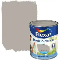 Flexa Strak in de Lak Watergedragen Zijdeglans Aluminium 1 L