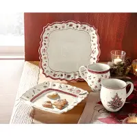 Villeroy & Boch 6x Villeroy & Boch Toy's Delight, Bord, Wit, Rood
