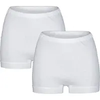 Schiesser Bellboy slip set van 2 stuks fijnrib wit - Original Classics Dames Onderbroek - weiss