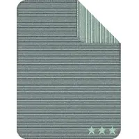 Ibena Plaid Ibena Jacquard Lelu Grijs Groen