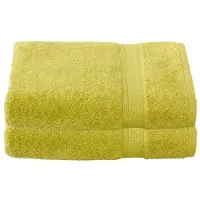 De Witte Lietaer Douchelaken De Witte Lietaer Stephanie Warm Olive (70 x 140 cm) (set van 2)