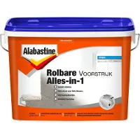 Alabastine rolbare voorstrijk Alles-in-1 wit 5 liter