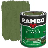 Rambo Pantserbeits Tuinhout Zijdeglans Transparant Loofgroen 1215 750 ML