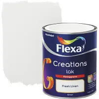 Flexa Creations lak fresh linen hoogglans 750 ml