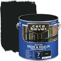 Cetabever Buitenbeits Deur & Kozijn - Zwart - Zijdeglans - 2,5l