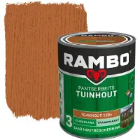 Rambo pantserbeits tuinhout transparant teakhout zijdeglans 750 ml