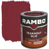 Rambo Teakhout Olie Transparant 1204 Teak 0,75l